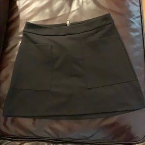Cooperative Black Mini Skirt With Pockets